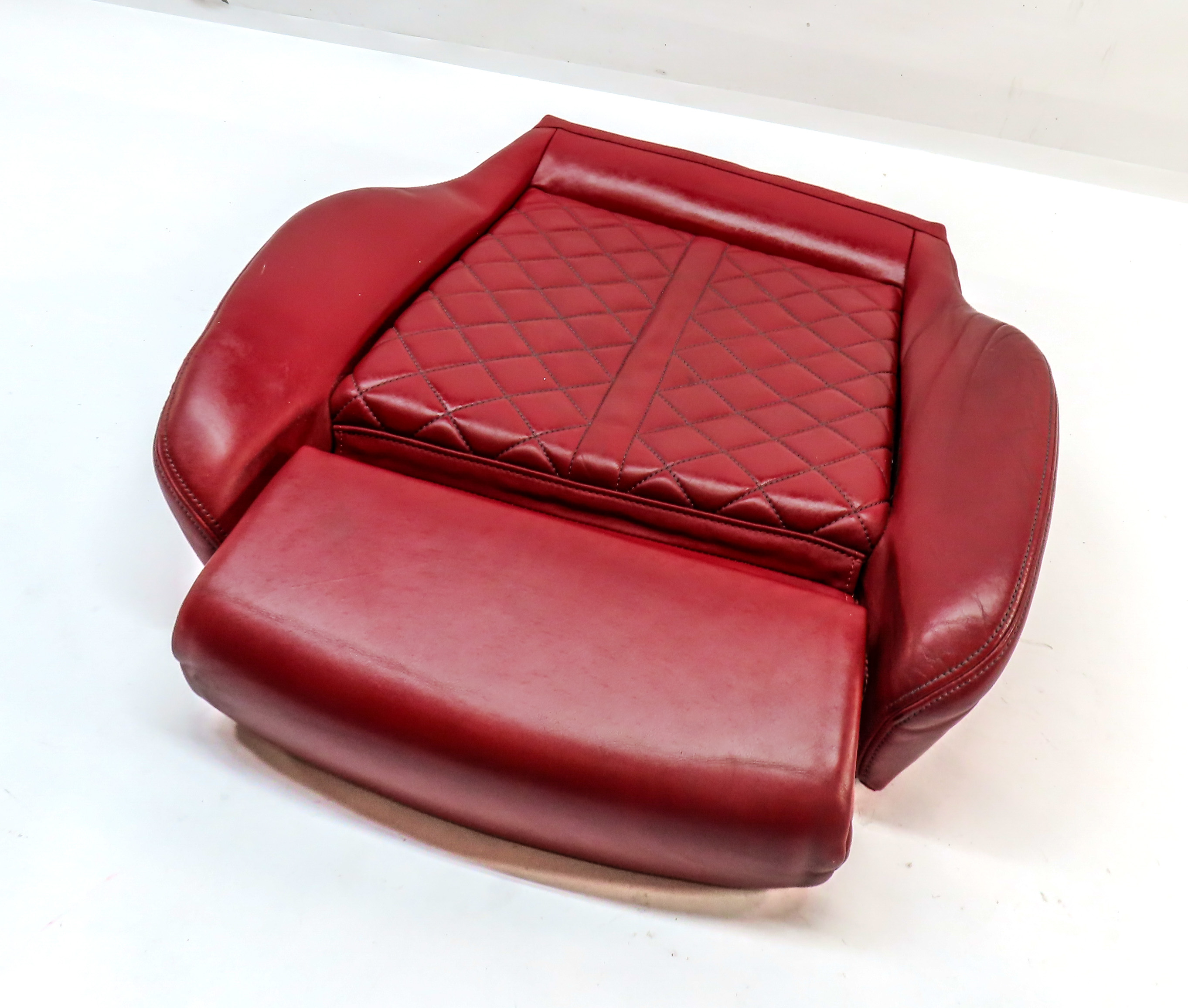 2019 AUDI S5 (B9) FRONT LEFT MEMORY SPORT SEAT MASSAGE HEAT LOWER CUSHION (Red) — exact item pictured